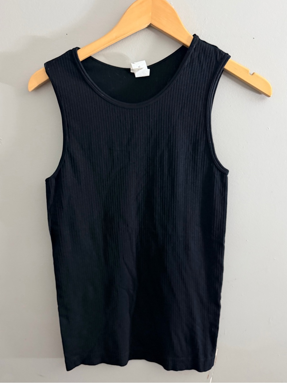 Zyia activewear sleeveless tank top ribbed compression workout shirt